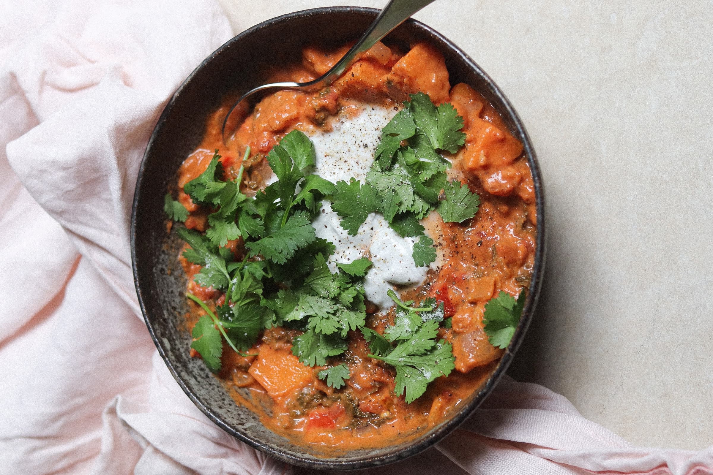 Sweet Potato & Almond Butter Curry
